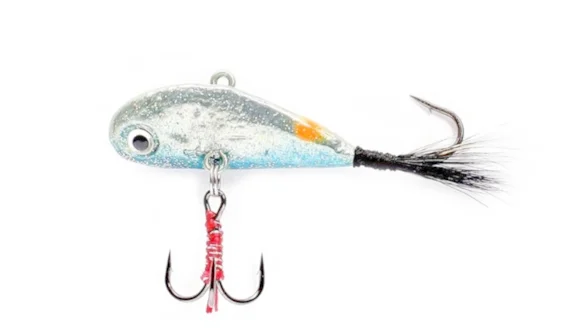 Блешня "бокоплав" 11 гр., хвіст-хутро,підвіска трійник Блешня "бокоплав" 11 гр., хвіст-хутро,підвіска трійник