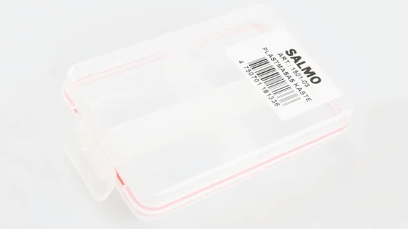 Коробка рибол. водонепроникн. Salmo WATERPROOF (4 секціі) 105×66×25 / 03 Коробка рибол. водонепроникн. Salmo WATERPROOF (4 секціі) 105×66×25 / 03