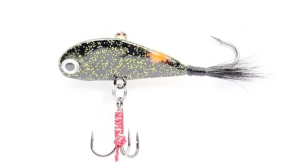 Блешня "бокоплав" 13 гр., хвіст-хутро,підвіска трійник Блешня "бокоплав" 13 гр., хвіст-хутро,підвіска трійник