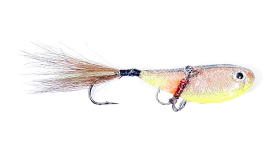 Блешня "бокоплав" 13 гр., хвіст-хутро,підвіска трійник