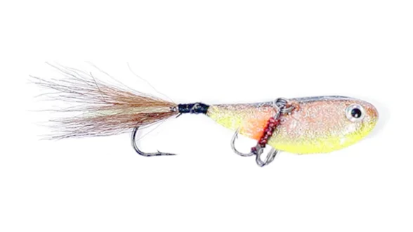 Блешня "бокоплав" 13 гр., хвіст-хутро,підвіска трійник