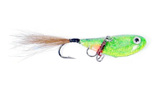 Блешня "бокоплав" 15 гр., хвіст-хутро,підвіска трійник