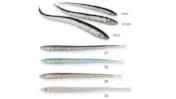 Слаг LB Sandeel Slug 20cm 30-Real Pearl 4pcs АКЦІЯ!!!!!!!!!!!