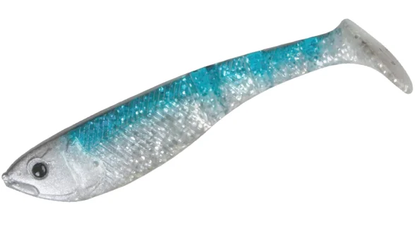 Віброхвіст*4шт.SG LB Soft 4Play Shad 7.2cm 02-Blue Silver 4pcs АКЦІЯ!!!!!!!!!!!