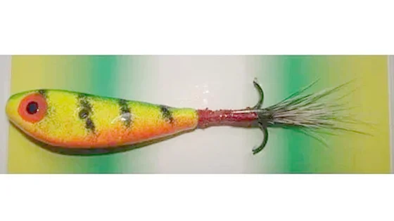 Блешня "бокоплав" 13 гр., хвіст-хутро