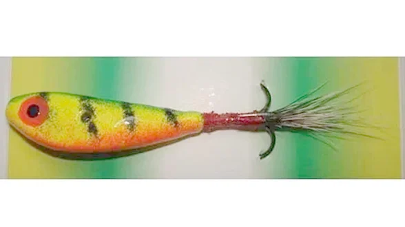 Блешня "бокоплав" 13 гр., хвіст-хутро