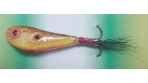 Блешня "бокоплав" 13 гр., хвіст-хутро