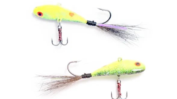 Блешня "бокоплав" 23 гр., хвіст-хутро