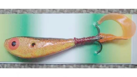 Блешня бокоплав  13  г., хвіст - твістер  TRITON