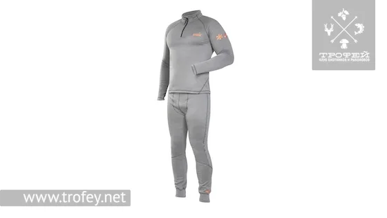 Термобілизна фліс. Norfin WINTER LINE GRAY (сіра1-й,2-й шар) XL / * 20